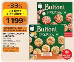 Auchan BUITONI PICCOLINIS MINI PIZZA ajánlat