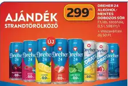 Auchan Dreher 24 Alkoholmentes Dobozos Sör ajánlat