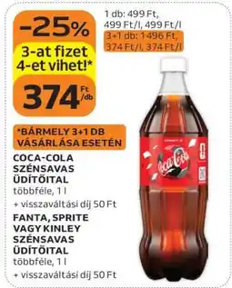 Auchan Coca-Cola szénsavas üdítőital ajánlat
