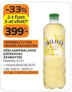 Auchan Vöslauer Balance Szénsavas Ásványvíz ajánlat