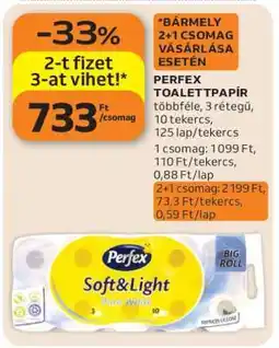 Auchan PERFEX TOALETTAPAPÍR ajánlat