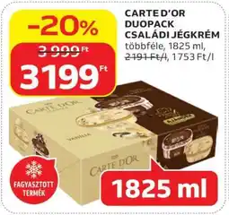 Auchan CARTE D'OR DUOPACK CSALÁDI JÉGKRÉM ajánlat