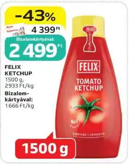 Auchan Felix ketchup ajánlat