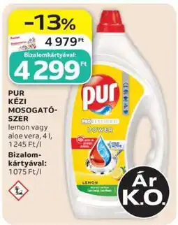 Auchan Pur kézi mosogatószer ajánlat