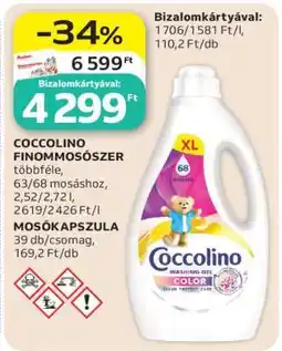 Auchan Coccolino finommosószer ajánlat