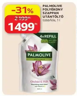 Auchan Palmolive folyékony szappan-utántöltő ajánlat