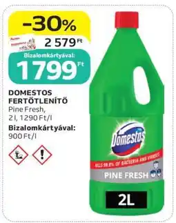 Auchan Domestos Fertőtlenítő ajánlat