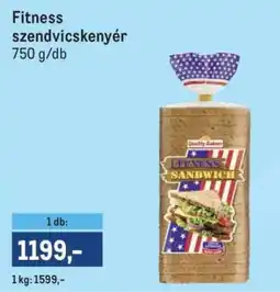 Metro Fitness Szendvicskenyér ajánlat