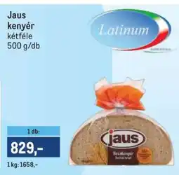 Metro JAUS KENYÉR ajánlat