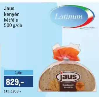 Metro JAUS KENYÉR ajánlat