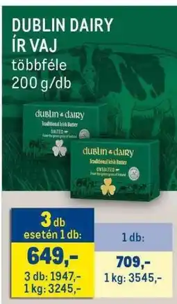Metro Dublin Dairy ír vaj ajánlat