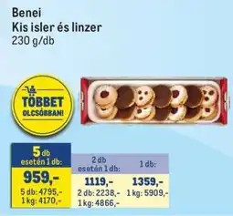 Metro Benei Kis isler és linzer ajánlat