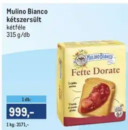 Metro MULINO BIANCO KÉTSZERSÜLT ajánlat