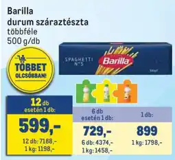 Metro Barilla ajánlat