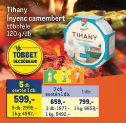 Metro Tihany Ínyenc Camembert ajánlat