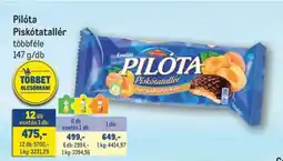 Metro PILÓTA Piskótatallér ajánlat
