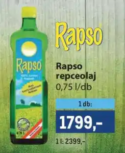 Metro Rapso repceolaj ajánlat