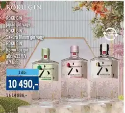 Metro Roku Gin ajánlat