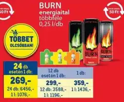Metro Burn energiaital ajánlat