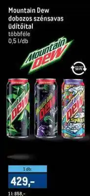 Metro Mountain Dew ajánlat