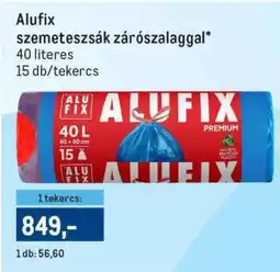 Metro Alufix szemeteszsák zárószalaggal ajánlat