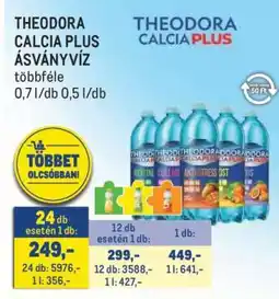 Metro Theodora Calcia Plus ásványvíz ajánlat