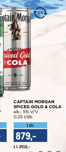 Metro CAPTAIN MORGAN SPICED GOLD & COLA ajánlat