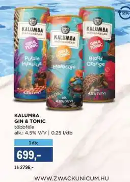 Metro KALUMBA GIN&TONIC ajánlat