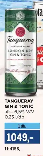 Metro TANQUERAY GIN & TONIC ajánlat