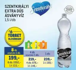 Metro Szentkirályi Extra Dús Ásványvíz ajánlat