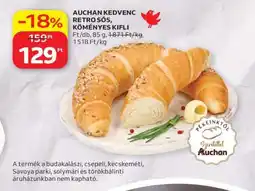 Auchan AUCHAN KEDVENC RETRO SÓS KÖMÉNYES KIFLI ajánlat