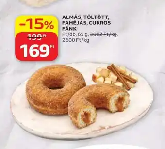 ALMÁS, TÖLTÖTT, FAHÉJAS, CUKROS FÁNK