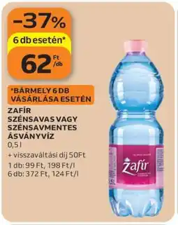 Auchan Zafír szénsavas vagy szénsavmentes ásványvíz ajánlat