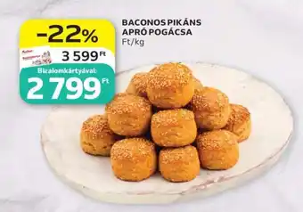 BACONOS PIKÁNS APRÓ POGÁCSA