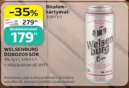 Auchan Welsenburg Dobozos Sör ajánlat