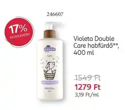 Rossmann Violeta Double Care habfürdő**, 400 ml ajánlat