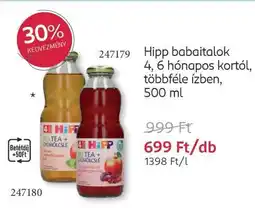 Rossmann Hipp babaitalok ajánlat