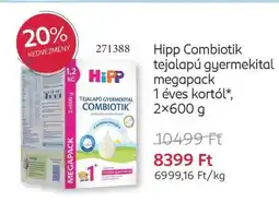 Rossmann Hipp Combiotik tejalapú gyermekital megapack ajánlat