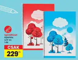 Interspar Spirálfüzet ajánlat