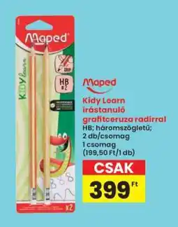 Interspar Maped Kidy Learn írástanuló grafitceruza radírral ajánlat