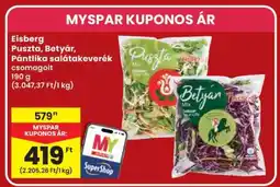 Interspar Eisberg Puszta, Betyár, Pántilka salátakeverék ajánlat