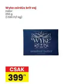 Interspar Wyke zsírdús brit vaj ajánlat