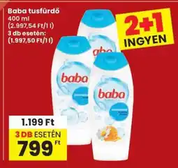 Interspar BABA Tusfürdő ajánlat