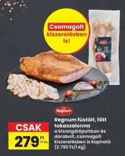 Interspar Regnum füstölt, főtt tokaszalonna ajánlat