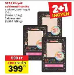 Interspar SPAR Kölyök csirkemellsonka ajánlat