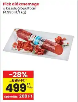 Interspar Pick diákcsemege ajánlat
