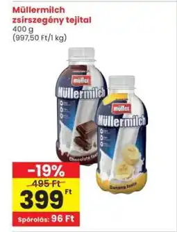 Interspar Müllermilch zsírszegény tejital ajánlat