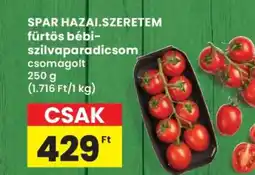Interspar SPAR HAZAI.SZERETEM fürtös bébi szilvaparadicsom ajánlat