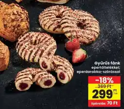 Interspar GYŰRŰS FÁNK EPERTÖLTELÉKKEL, EPERDARABKA SZÓRÁSSAL ajánlat