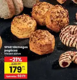 Interspar SPAR tökmagos pogácsa ajánlat